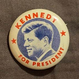 Vintage Kennedy For President Pin